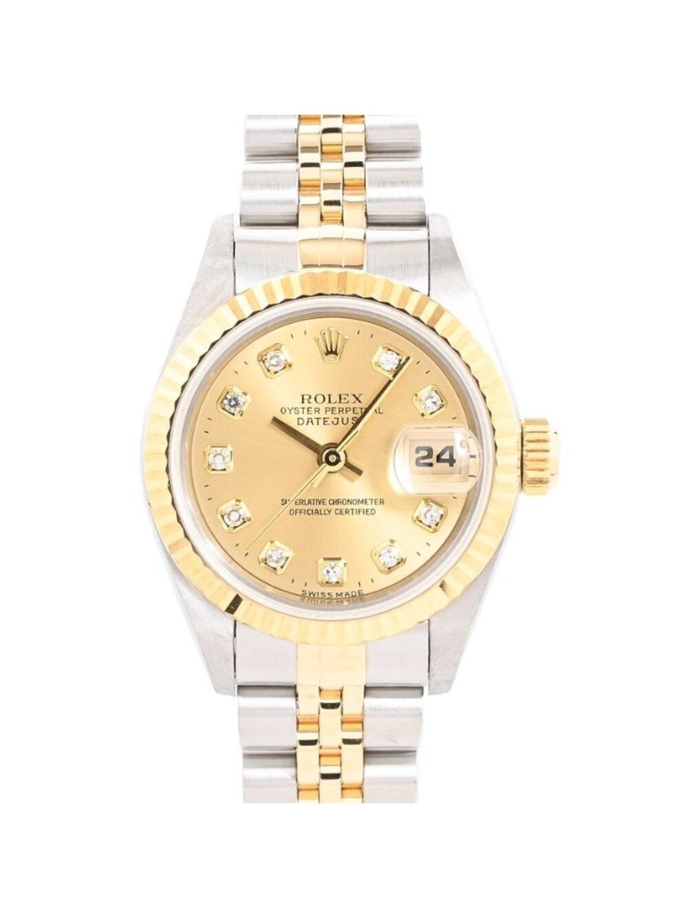 Rolex Watch Datejust Gold
